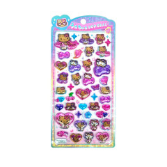 Japan Sanrio Uruchuru Pop Seal - Hello Kitty : Leopard