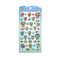 Japan Sanrio Uruchuru Pop Seal - Hello Kitty : Vacation