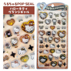 Japan Sanrio Uruchuru Pop Seal - Hello Kitty : Grunge Girl