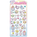 Japan Sanrio Uruchuru Pop Seal - White Cat Baby - 1