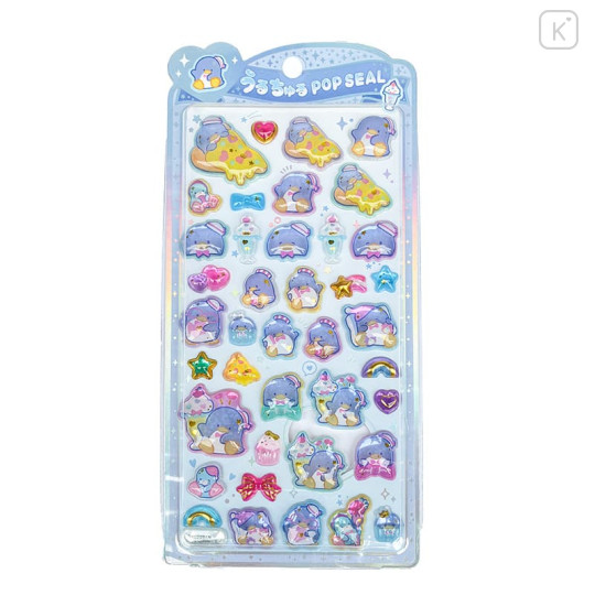 Japan Sanrio Uruchuru Pop Seal - Tuxedosam - 1