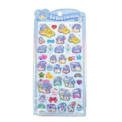 Japan Sanrio Uruchuru Pop Seal - Tuxedosam