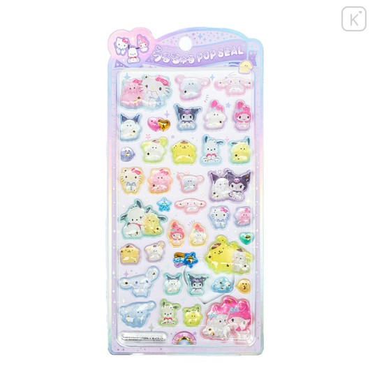 Japan Obakenu × Sanrio Uruchuru Pop Seal - 1