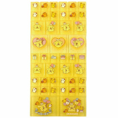 Japan Sanrio Tile Sticker - Pompompurin : Birthday