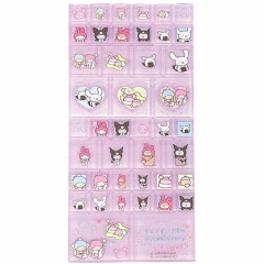 Japan Nandemo Ikimono × Sanrio Tile Sticker - Purple