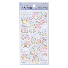 Japan Sanrio Picture Book Sticker - Little Twin Stars