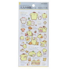 Japan Sanrio Picture Book Sticker - Pompompurin