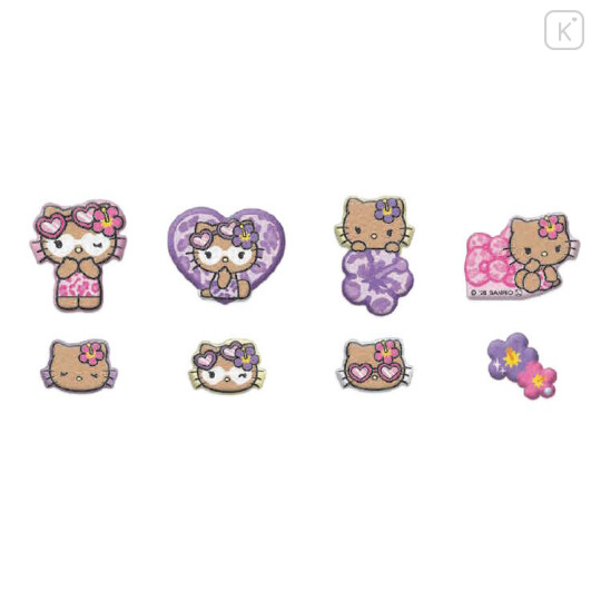 Japan Sanrio Cotton Puffy Seal Flakes - Hello Kitty : Leopard Mode - 2