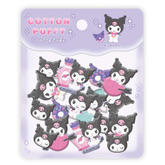 Japan Sanrio Cotton Puffy Seal Flakes - Kuromi