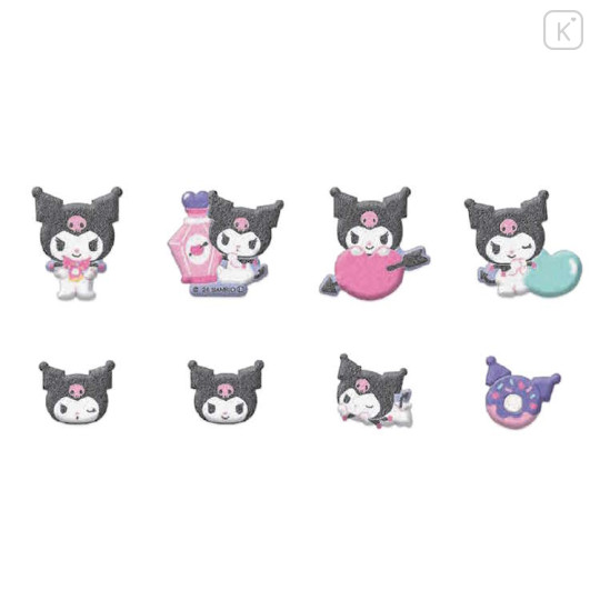 Japan Sanrio Cotton Puffy Seal Flakes - Kuromi - 2