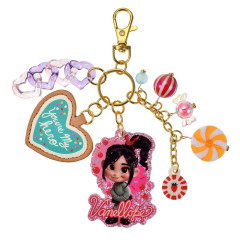 Japan Disney Store Miniature Keychain Bag Charm - Vanellope : Sugar Rush Jingle Jingle Sweets Key Chain Fes