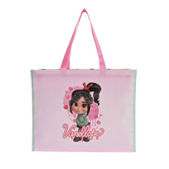 Japan Disney Store Laminated Woven PP Eco Shopping Bag - Vanellope : Sugar Rush