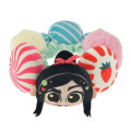 Japan Disney Store Fluffy Scrunchie - Vanellope : Face Sugar Rush Pony - 3