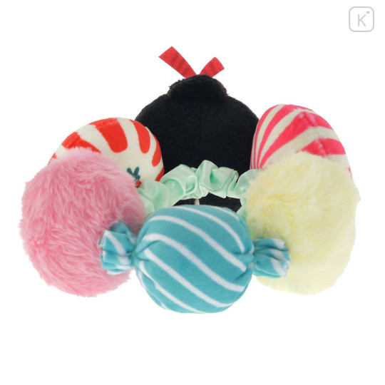 Japan Disney Store Fluffy Scrunchie - Vanellope : Face Sugar Rush Pony - 4