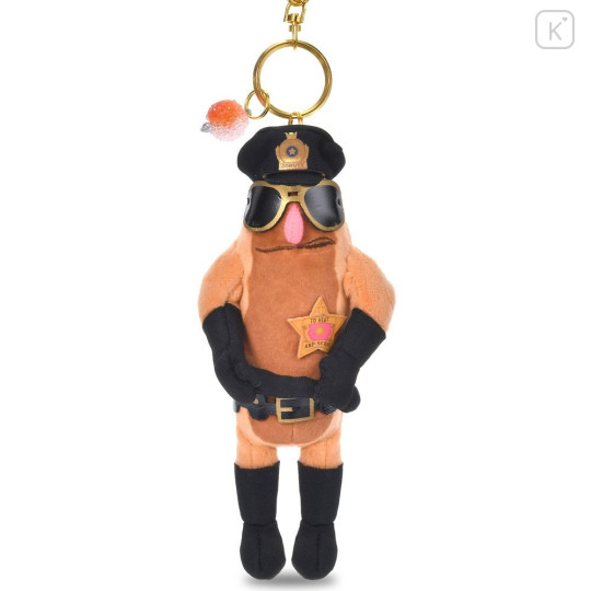Japan Disney Store Plush Keychain - Wreck-It Ralph : Winchell Security Guard Candy Kingdom Sugar Rush - 1