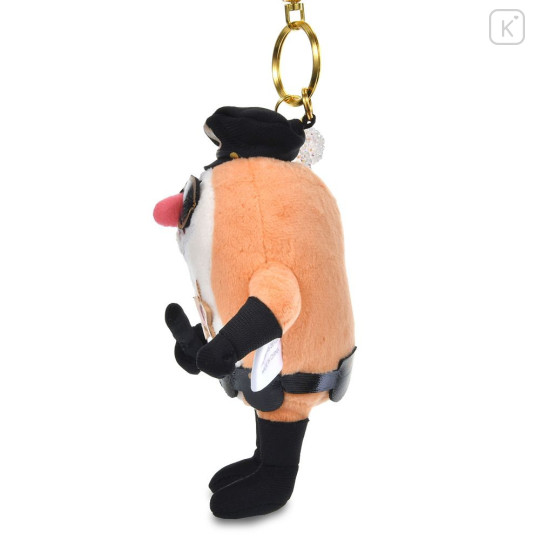 Japan Disney Store Plush Keychain - Wreck-It Ralph : Duncan Security Guard Candy Kingdom Sugar Rush - 3
