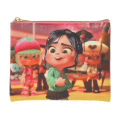 Japan Disney Store Flat Pouch - Wreck-It Ralph : Sakura Sugar Rush Candy Kingdom Movie Scene