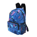 Japan Disney Store Foldable Backpack - Stitch : All Over Pattern - 3