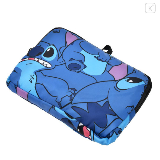 Japan Disney Store Foldable Backpack - Stitch : All Over Pattern - 7