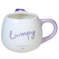Japan Disney 3D Porcelain Mug - Winnie the Pooh : Lumpy Face Light Purple - 2