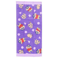 Japan Crayon Shin-chan Face Towel - Shinnosuke Nohara : Pig Purple