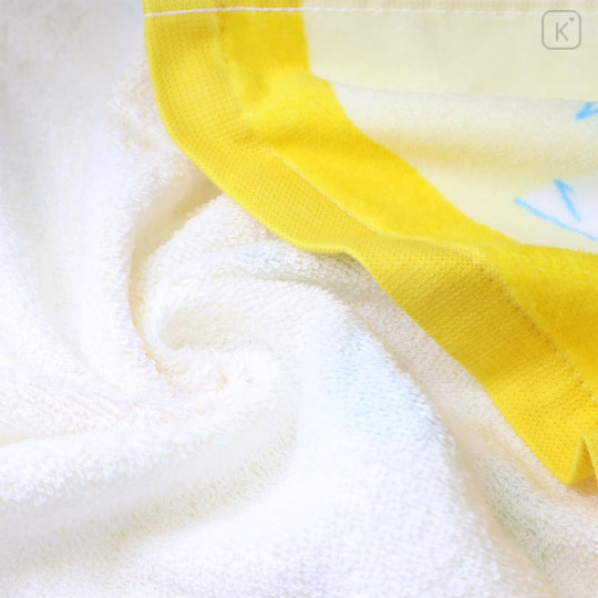 Japan Crayon Shin-chan Bath Towel - Shinnosuke Nohara : Characters Yellow - 2
