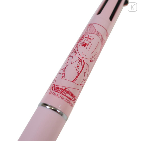 Japan Re:Zero - Starting Life in Another World Jetstream 4&1 Multi Ballpoint Pen + Mechanical Pencil - Ram Hisago Pink - 2