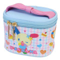 Japan Sanrio Mini Accessory Case - Usahana : Vanity Pouch Style Wink Blue Pink - 1