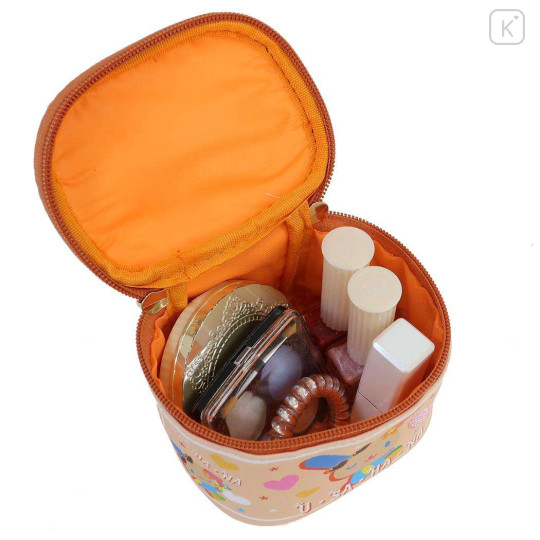 Japan Sanrio Mini Accessory Case - Usahana : Vanity Pouch Style Wink Tan Sunburned - 3
