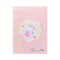 Japan Sanrio 5 Pockets A4 Clear File - Hello Kitty : Marshmallow Pop - 2