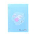 Japan Sanrio 5 Pockets A4 Clear File - Cinnamoroll : Marshmallow Pop - 2