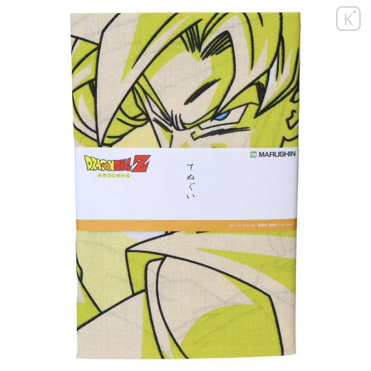 Japan Dragon Ball Tenugui Towel - Z Wild Super Saiyan Goku - 3