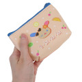 Japan Sanrio Triangular Mini Pouch - Usahana : Wink Tan Sunburned - 2