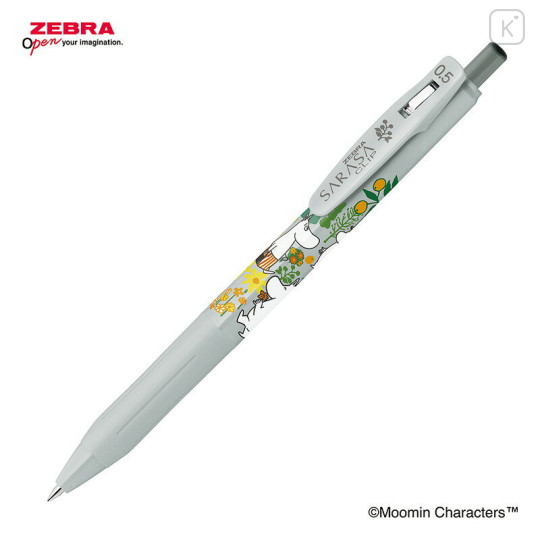 Japan Moomin Sarasa Clip Gel Pen - Moomin Family - 1