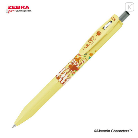 Japan Moomin Sarasa Clip Gel Pen - Hattifatteners & Little My - 1