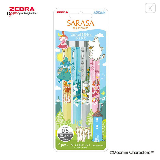 Japan Moomin Sarasa Clip Gel Pen Set - Moomin - 1