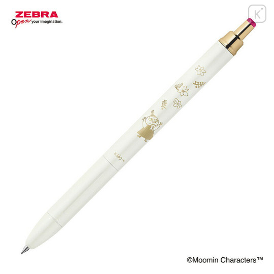 Japan Moomin Sarasa Grand Gel Pen - Little My : Cassis Black - 1
