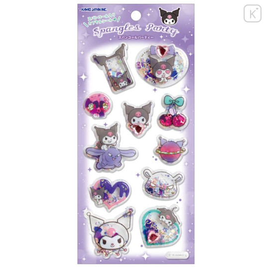 Japan Sanrio Spangles Party Sticker - Kuromi - 1