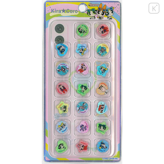 Japan The Powerpuff Girls KiraCoro Glass Bead Sticker - 1