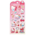 Japan Sanrio Pearl Marshmallow Sticker - Hello Kitty : Tight Ribbon - 1