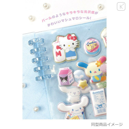 Japan Sanrio Pearl Marshmallow Sticker - Snack - 2