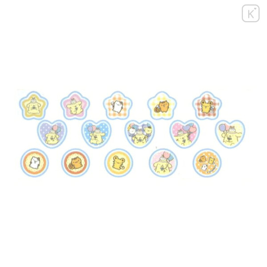 Japan Sanrio Crystal Seal - Pompompurin : Birthday - 2