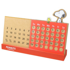 Japan Peanuts Perpetual Calendar - Snoopy & Woodstock