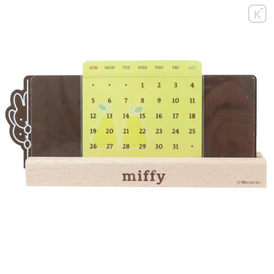 Japan Miffy Wooden Perpetual Calendar - 1