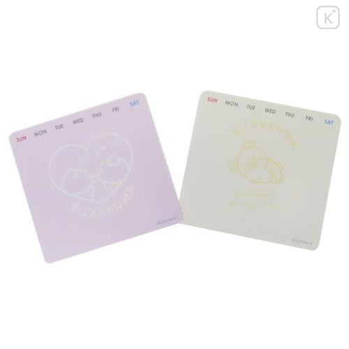 Japan San-X Wooden Perpetual Calendar - Rilakkuma - 5