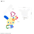 Japan Sanrio Multi Ring Plus with Carabiner - Usahana : Sitting - 3
