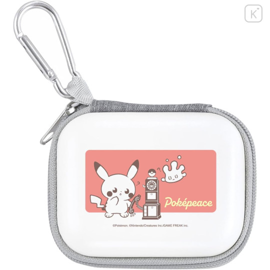Japan Pokemon Compact Gadget Pouch - Milcery & Pikachu : Pokepeace Comic Style - 1