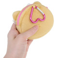Japan Sanrio Face-Shaped Pouch with Carabiner - Hello Kitty : Heart Eyes Summer Tan Sunburned Swimsuit Gal - 2