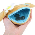 Japan Sanrio Face-Shaped Pouch with Carabiner - Cinnamoroll : Heart Eyes Summer Tan Sunburned Swimsuit Gal - 3