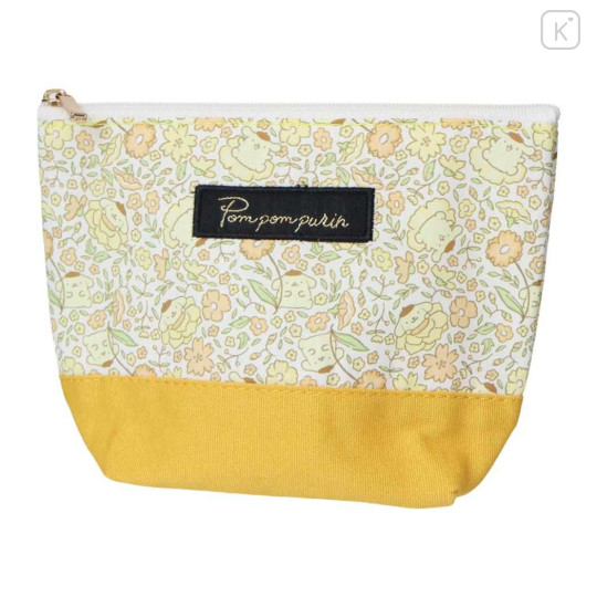 Japan Sanrio Cosmetic Pouch - Pompompurin : Thumbelina Flower - 1